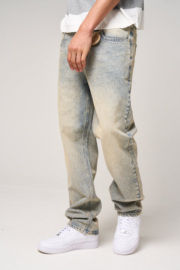 Lennox Tinted Blue Straight Jean