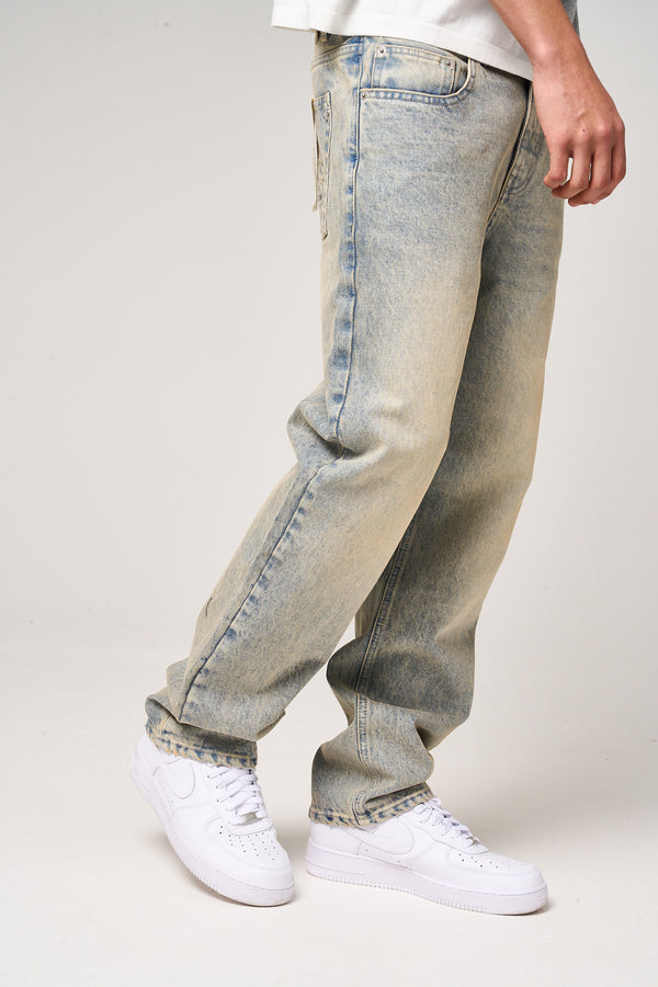Lennox Tinted Blue Straight Jean