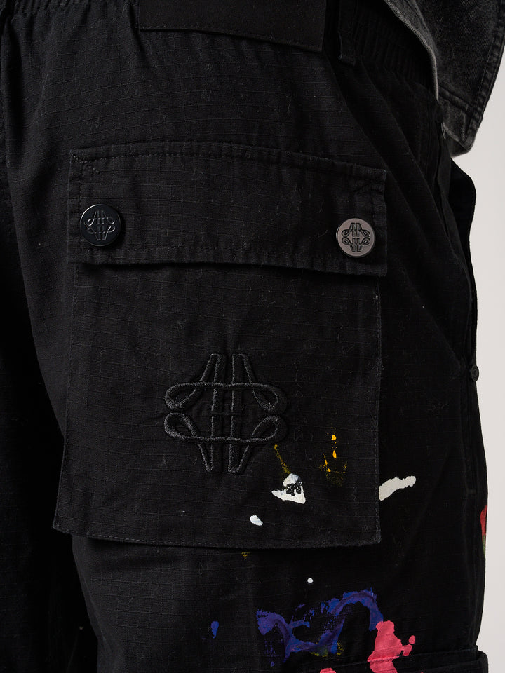 Colonel Cargo Pants Black