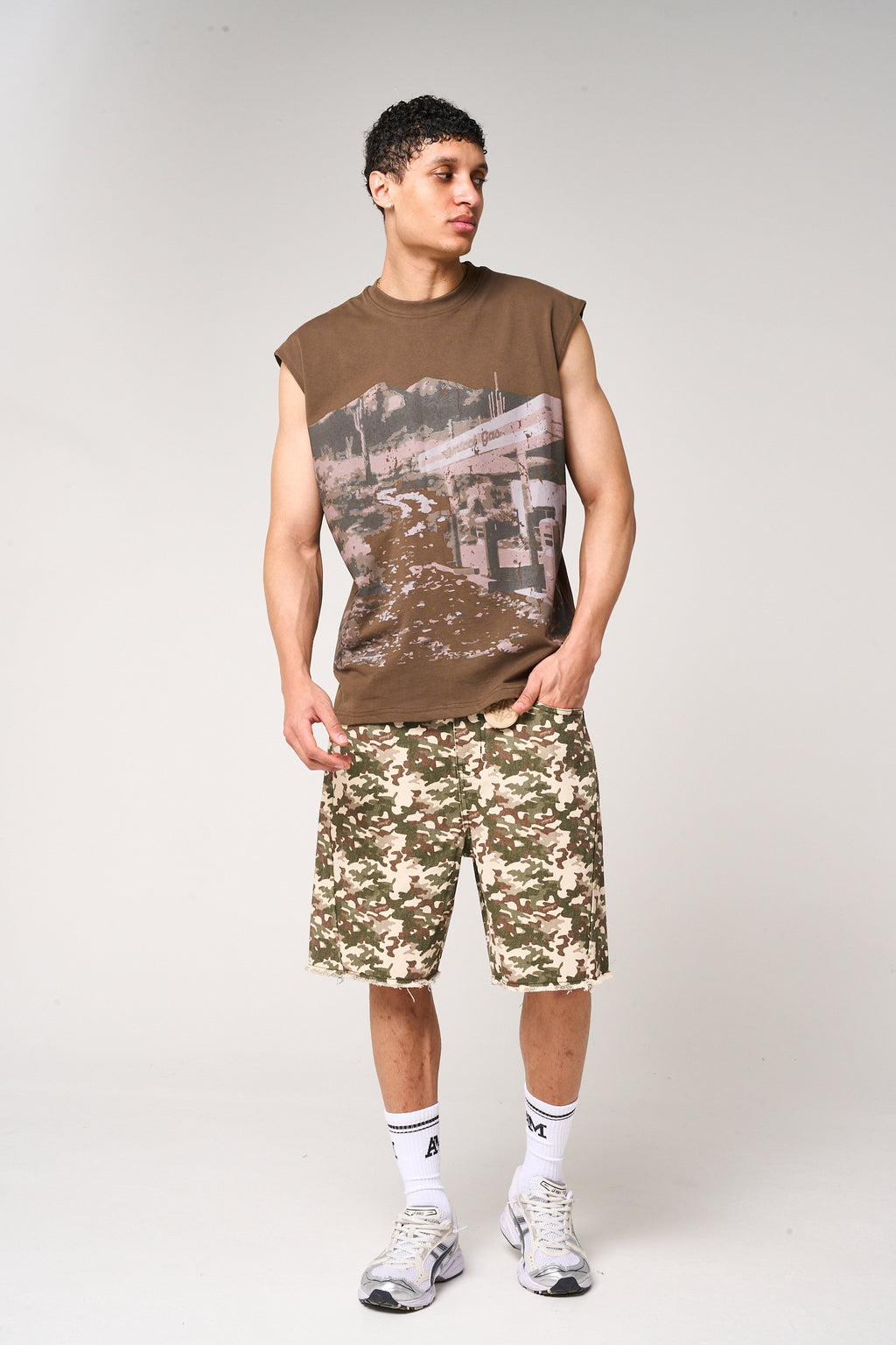 Guerrero Camo Denim Shorts