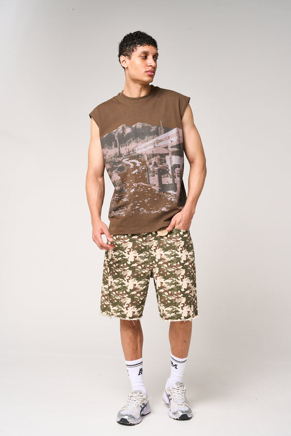 Guerrero Camo Denim Shorts