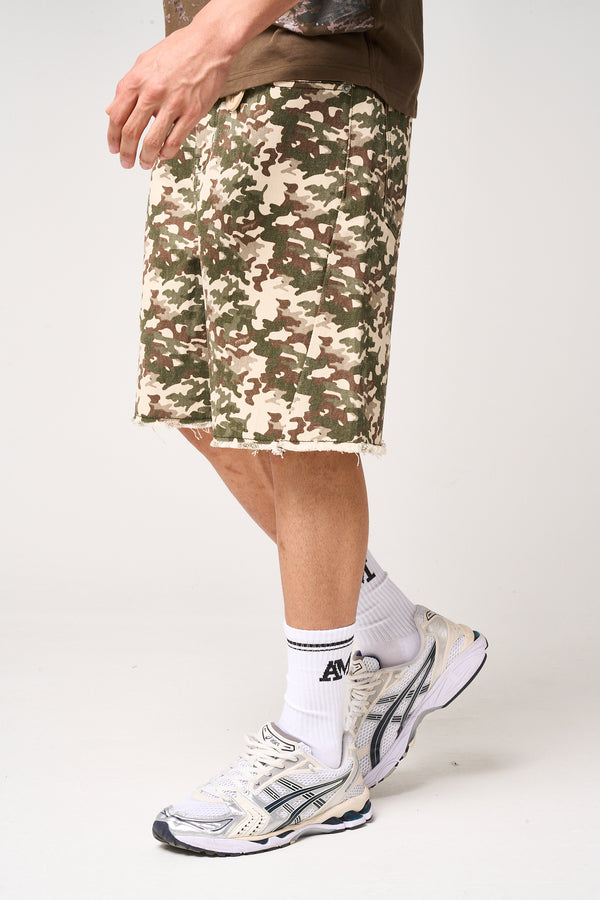 Guerrero Camo Denim Shorts