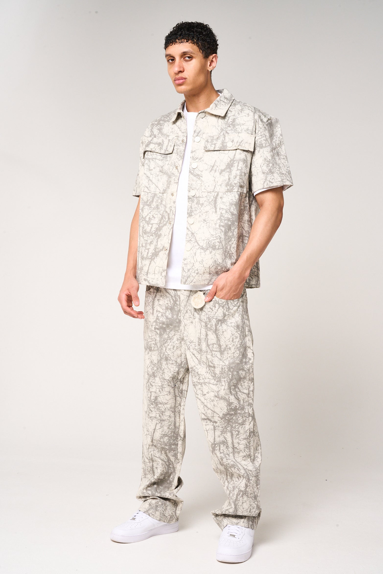 Orazio Camo Button Shirt