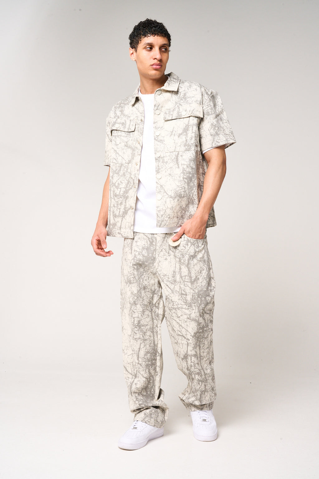 Orazio Camo Button Shirt