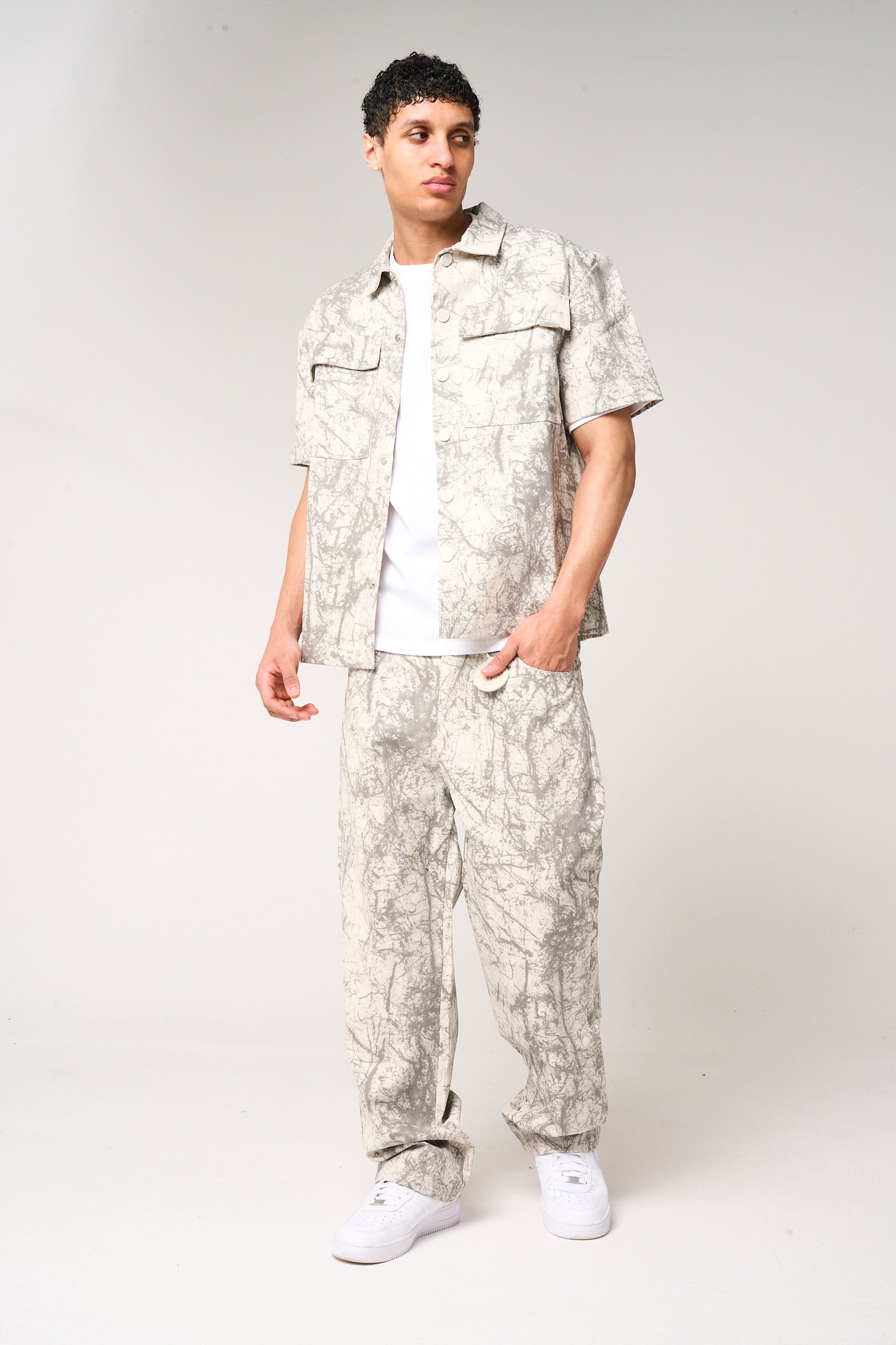 Orazio Camo Button Shirt