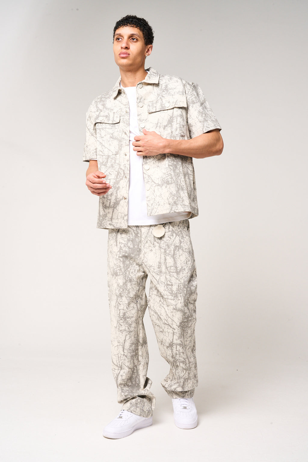 Orazio Camo Button Shirt
