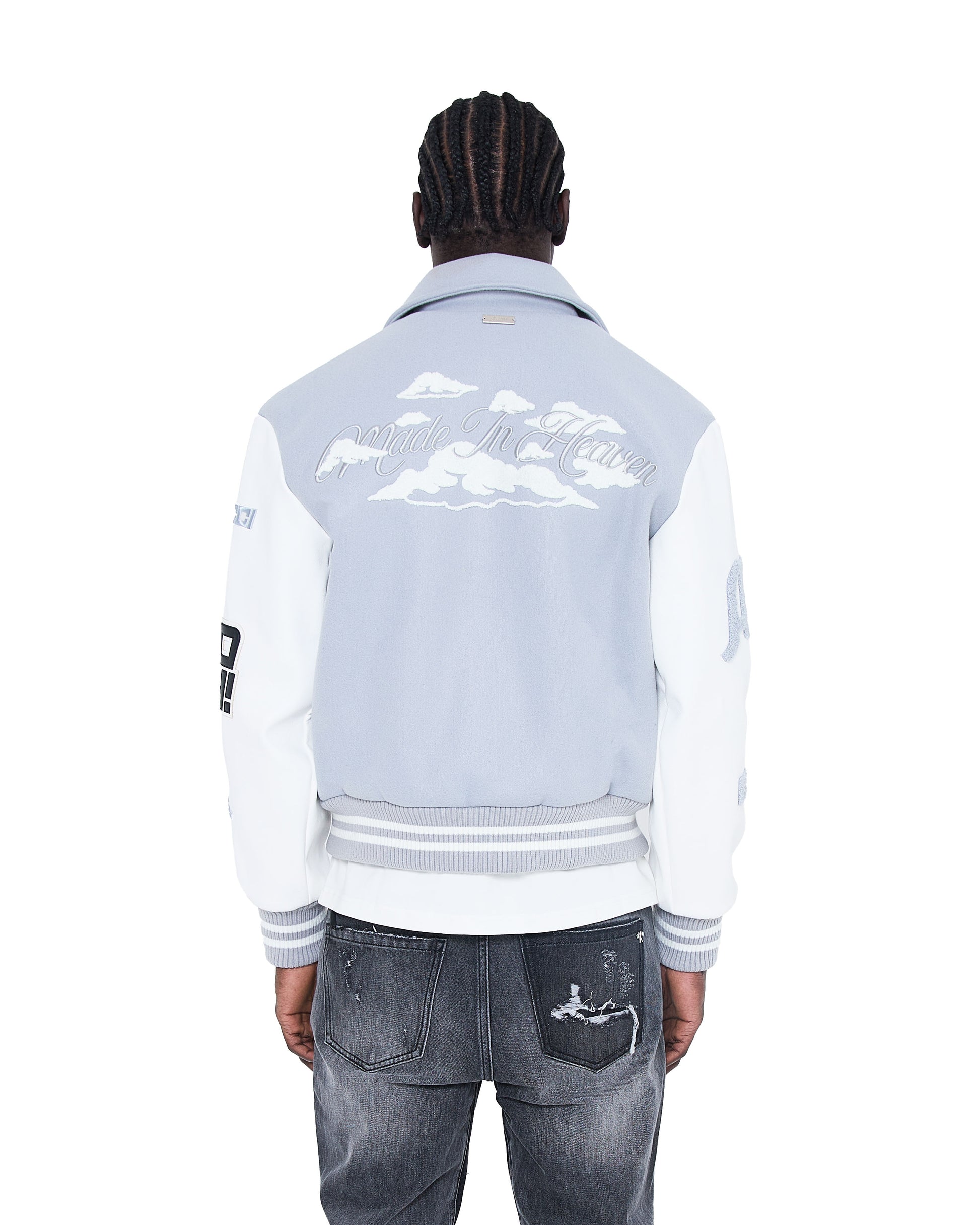 Tonali Varsity Jacket Grey