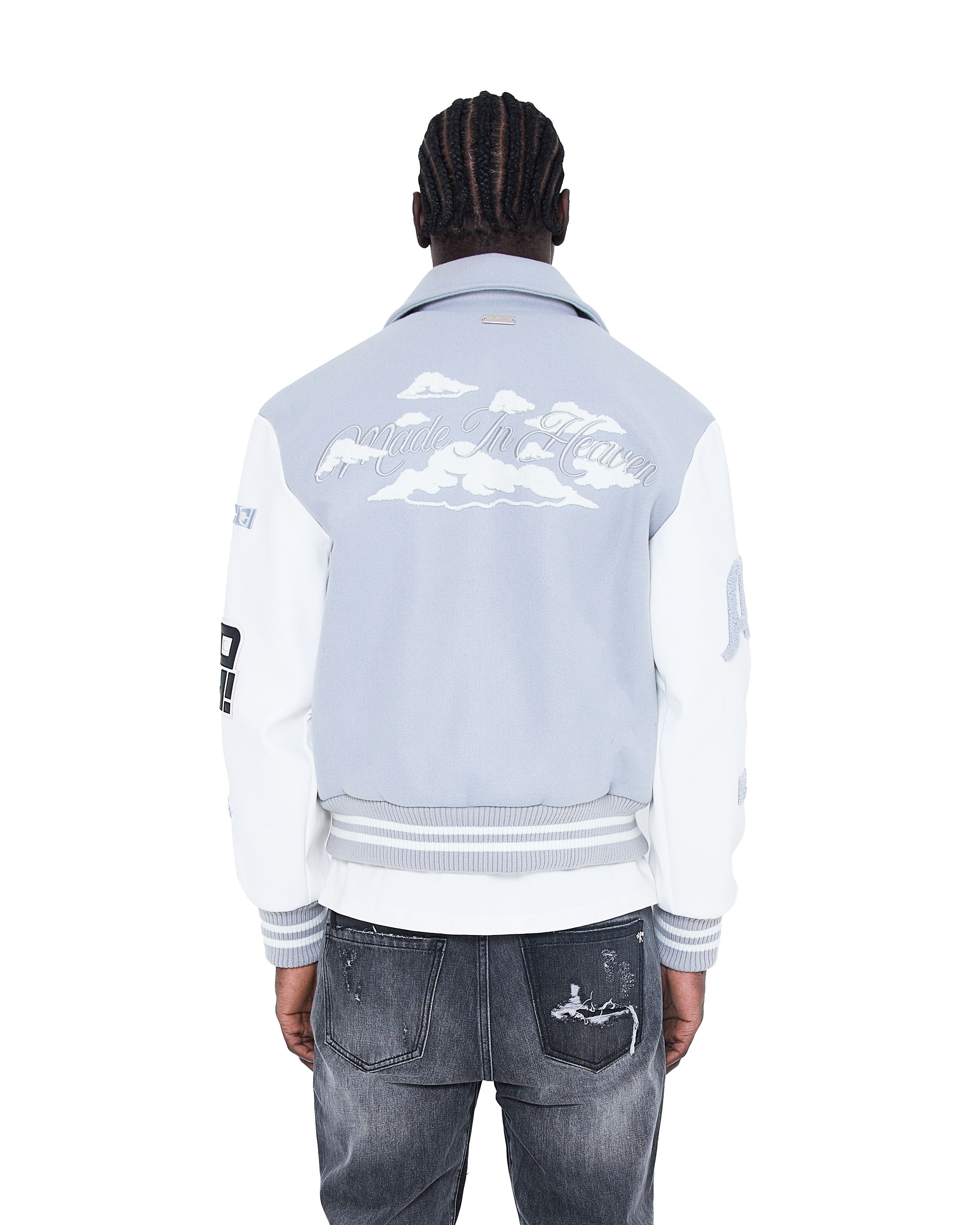 Veste de style universitaire Tonali grise