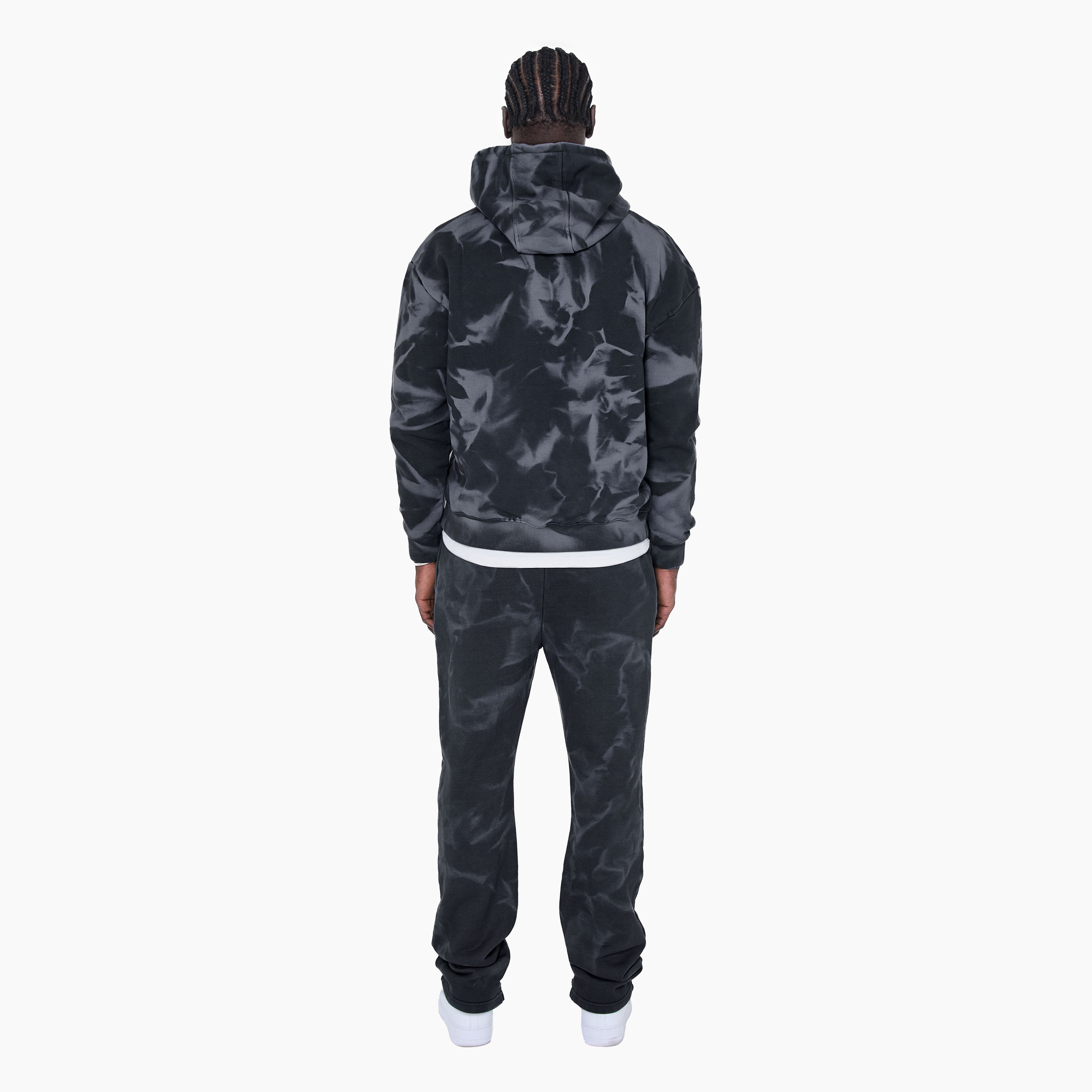 Rezaro Sweat à Capuche Gris Lavé Cool