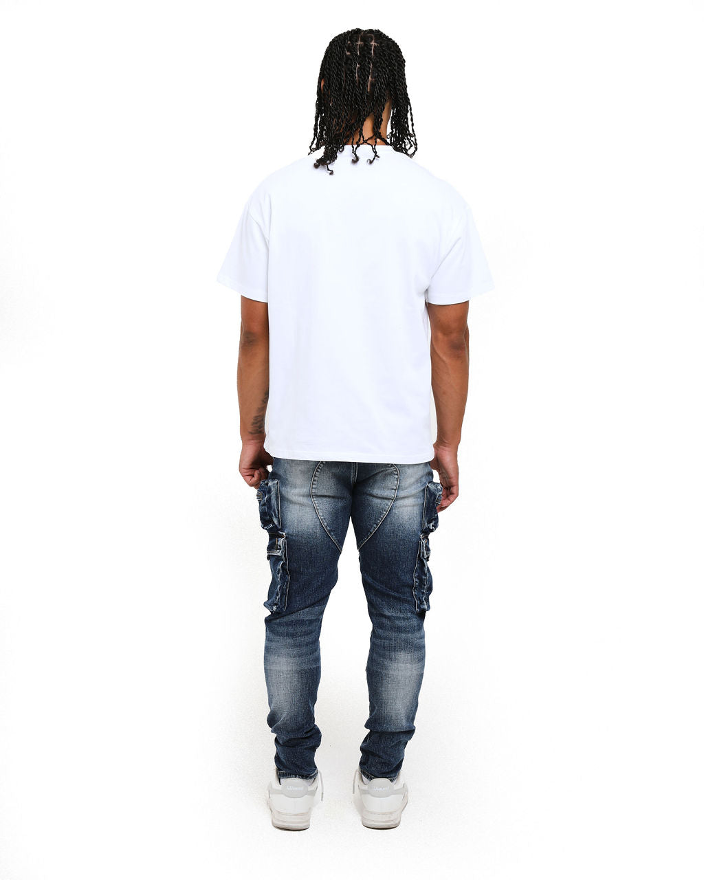 Cassara Cargo Jeans Blue