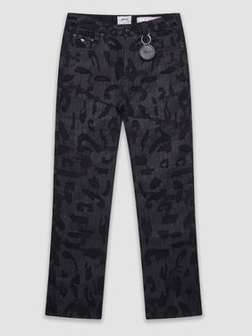 Jean en denim noir Geragio