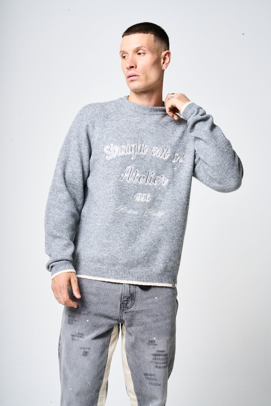Savona Logo Knitted Sweatshirt