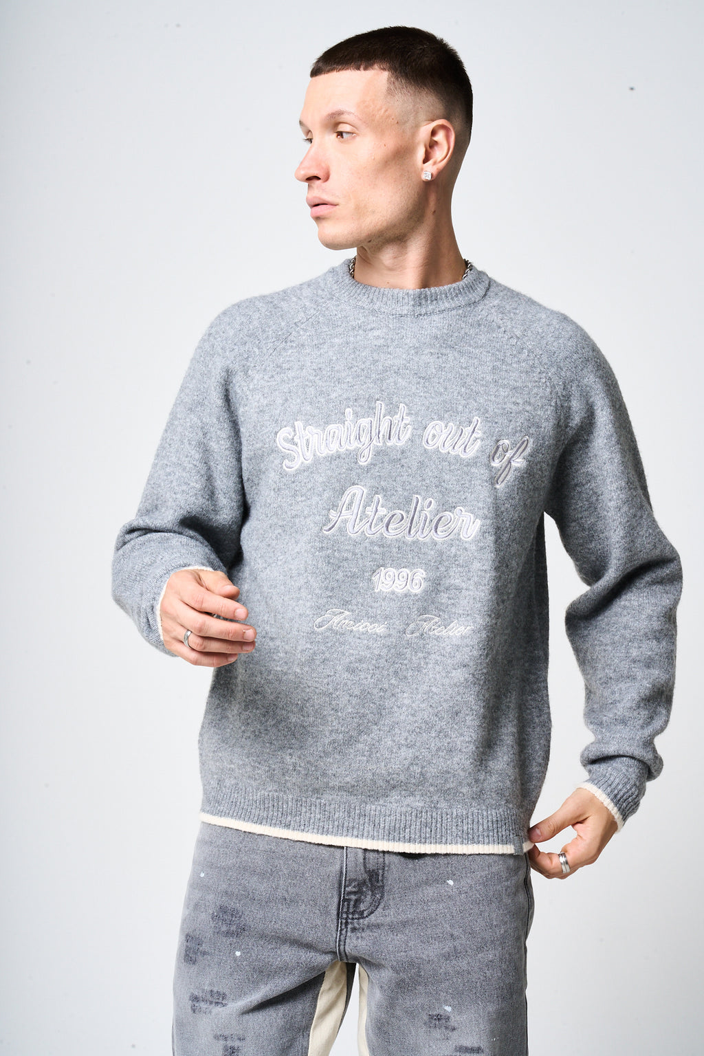 Savona Logo Knitted Sweatshirt