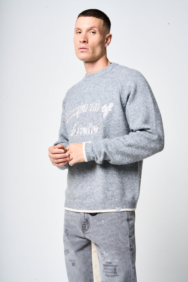Savona Logo Knitted Sweatshirt
