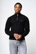 Dexter Black Quarter Zip Sweatshirt