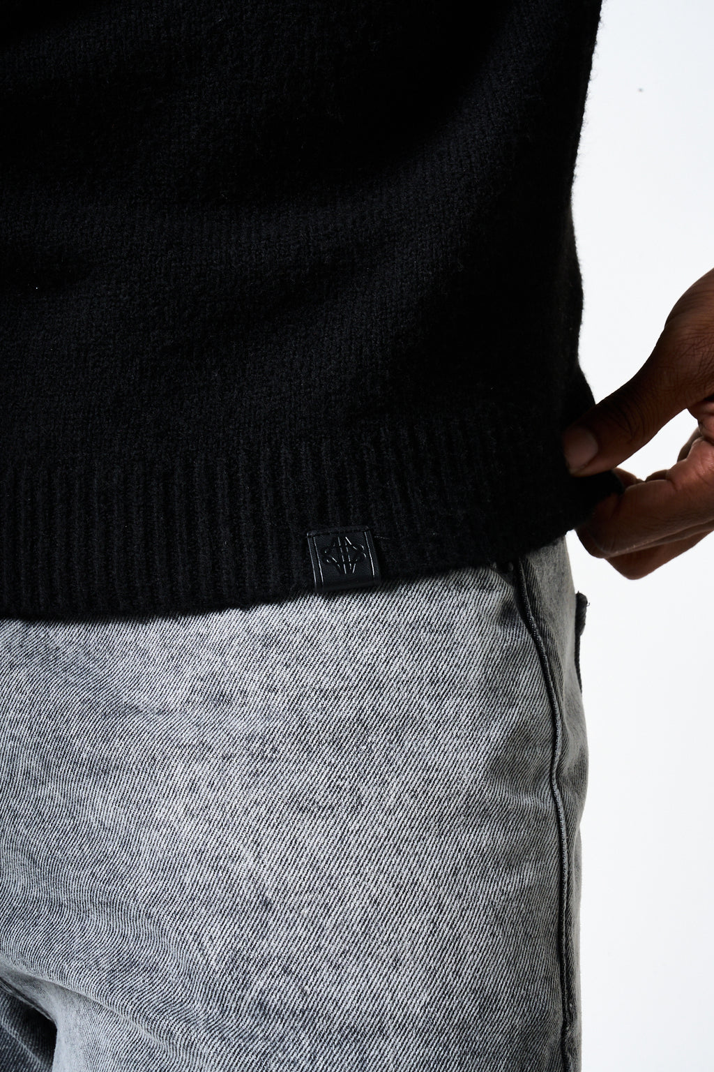 Dexter Black Quarter Zip Sweatshirt