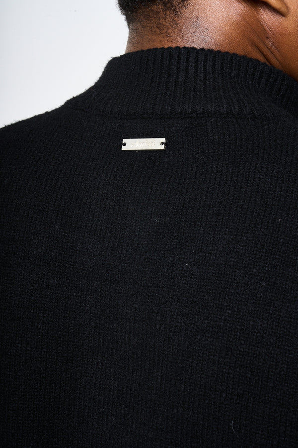 Dexter Black Quarter Zip Sweatshirt