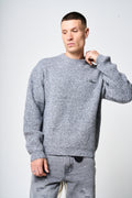 Liberta Grey Heavy Knitted Sweatshirt