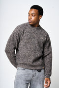 Liberta Brown Heavy Knitted Sweatshirt