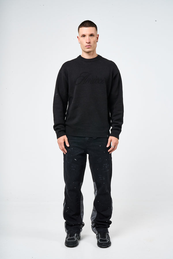 Trieste Black Logo Sweatshirt