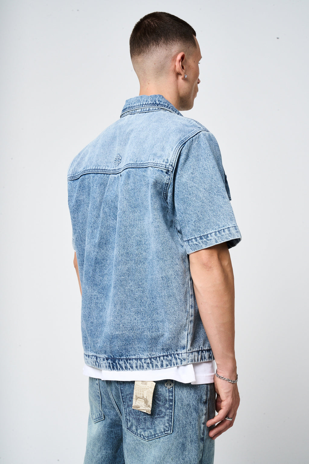 Lantana Mid Blue Denim Shirt