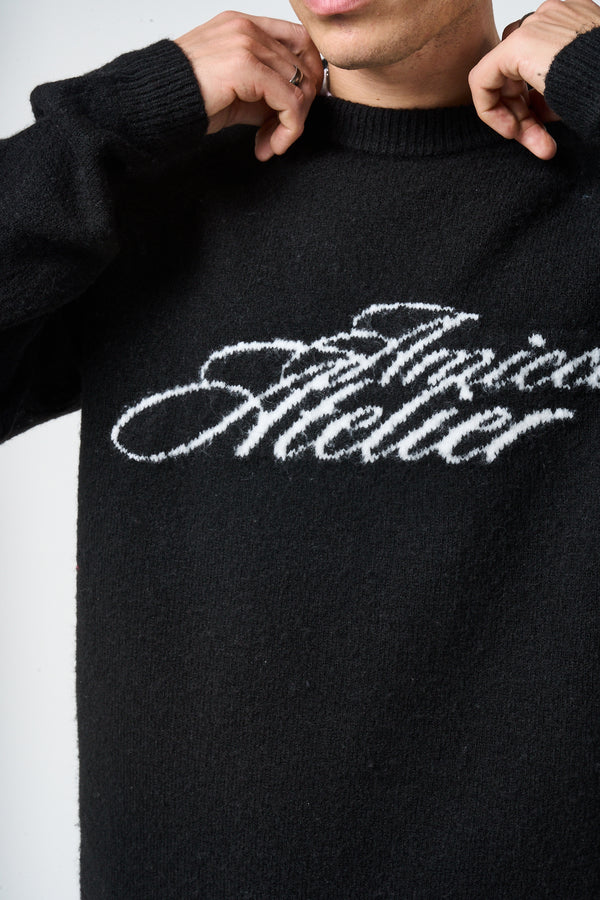 Latina Black Logo Sweatshirt