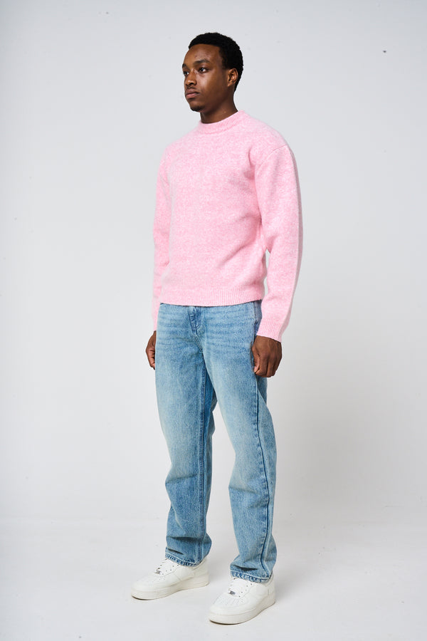 Dexter Pink Knitted Sweatshirt