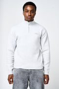 Dexter Grey Quarter Zip Sweatshirt
