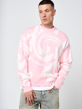 Pierce grijs gebreid sweatshirt