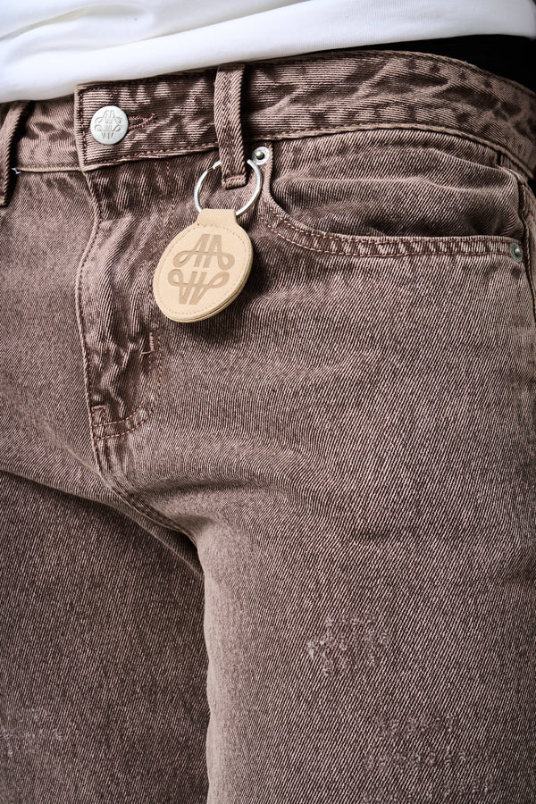 Maranello Brown Flare Jean