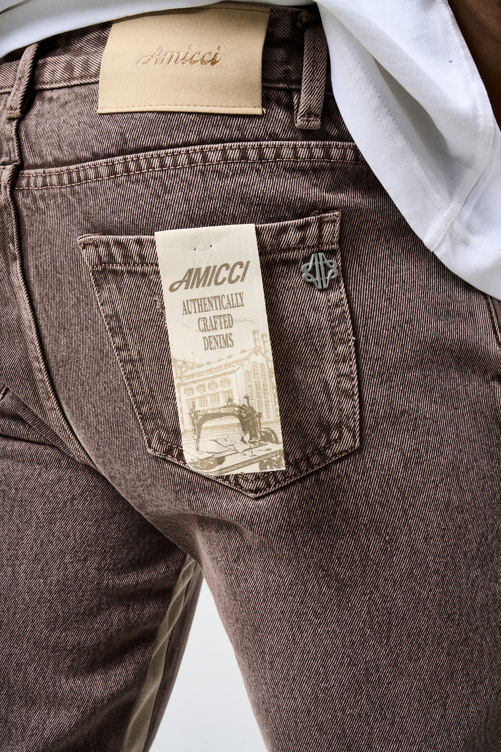 Maranello Brown Flare Jean