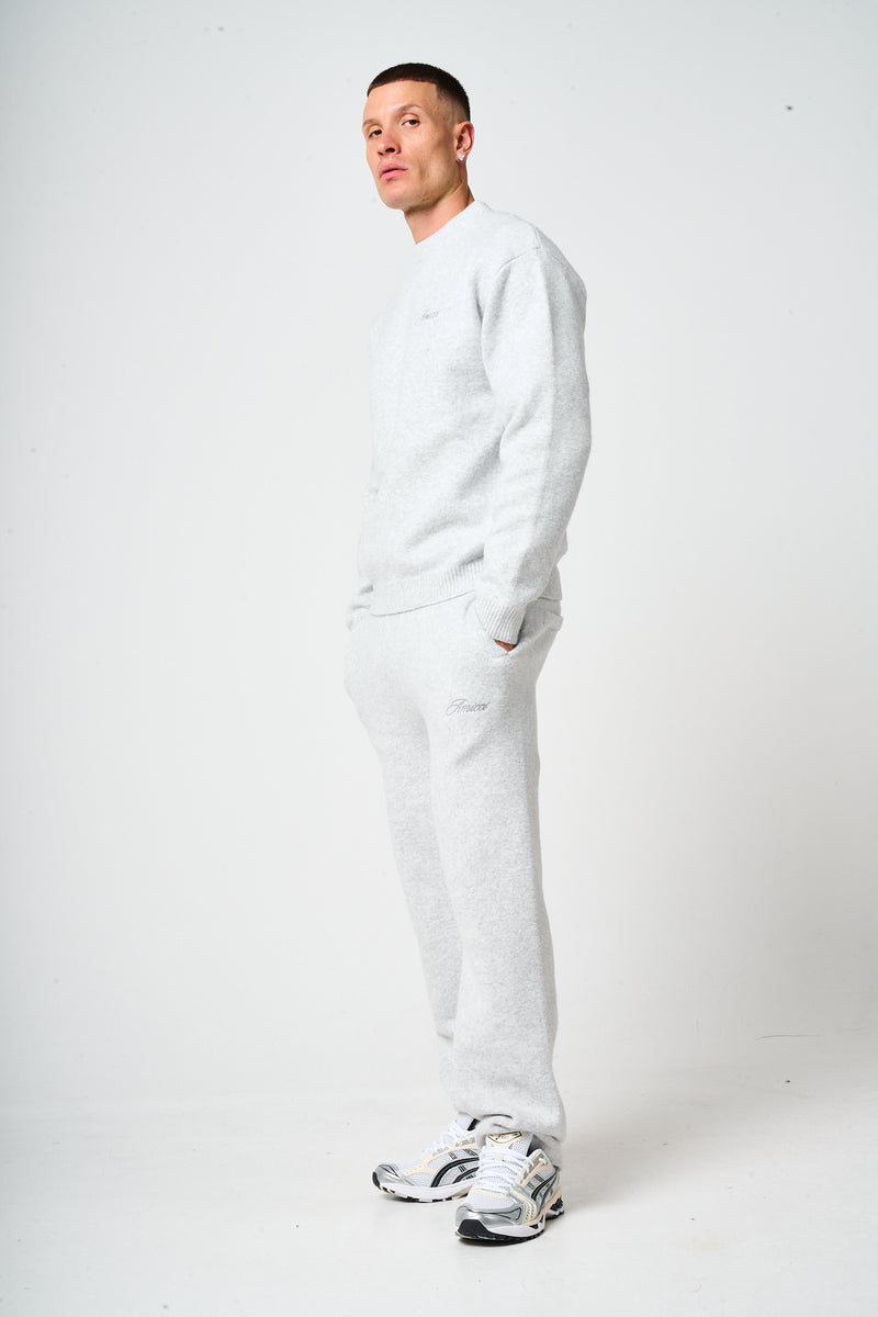 Dexter Grey Knitted Sweatshirt