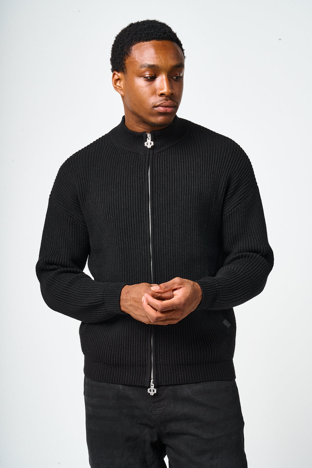 Mesa Black Knitted Jacket
