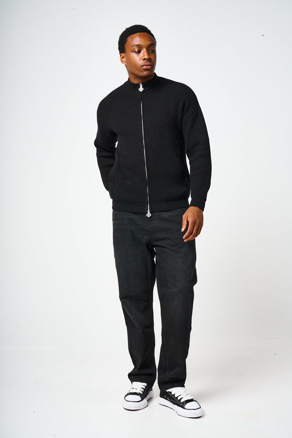 Mesa Black Knitted Jacket