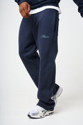 Doakes Navy Logo Embroidery Jogger