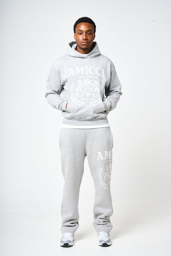 Napoli Grey Emblem Hoodie