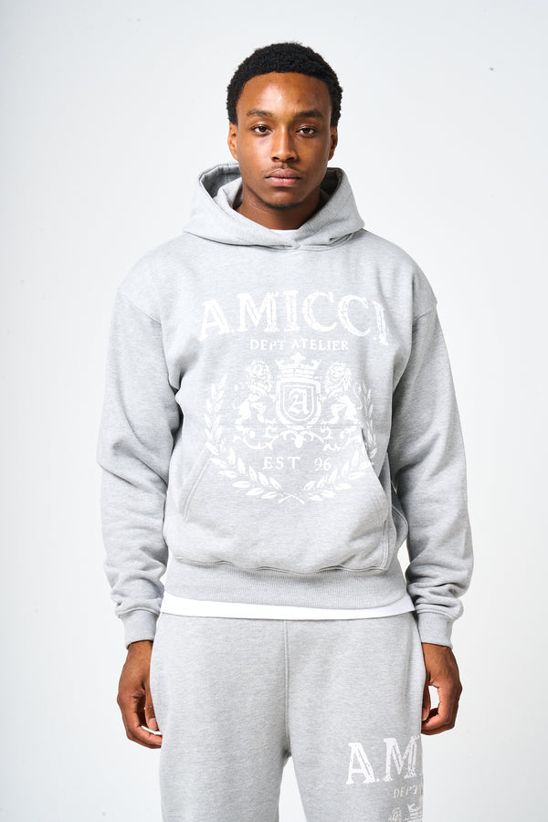 Napoli Grey Emblem Hoodie