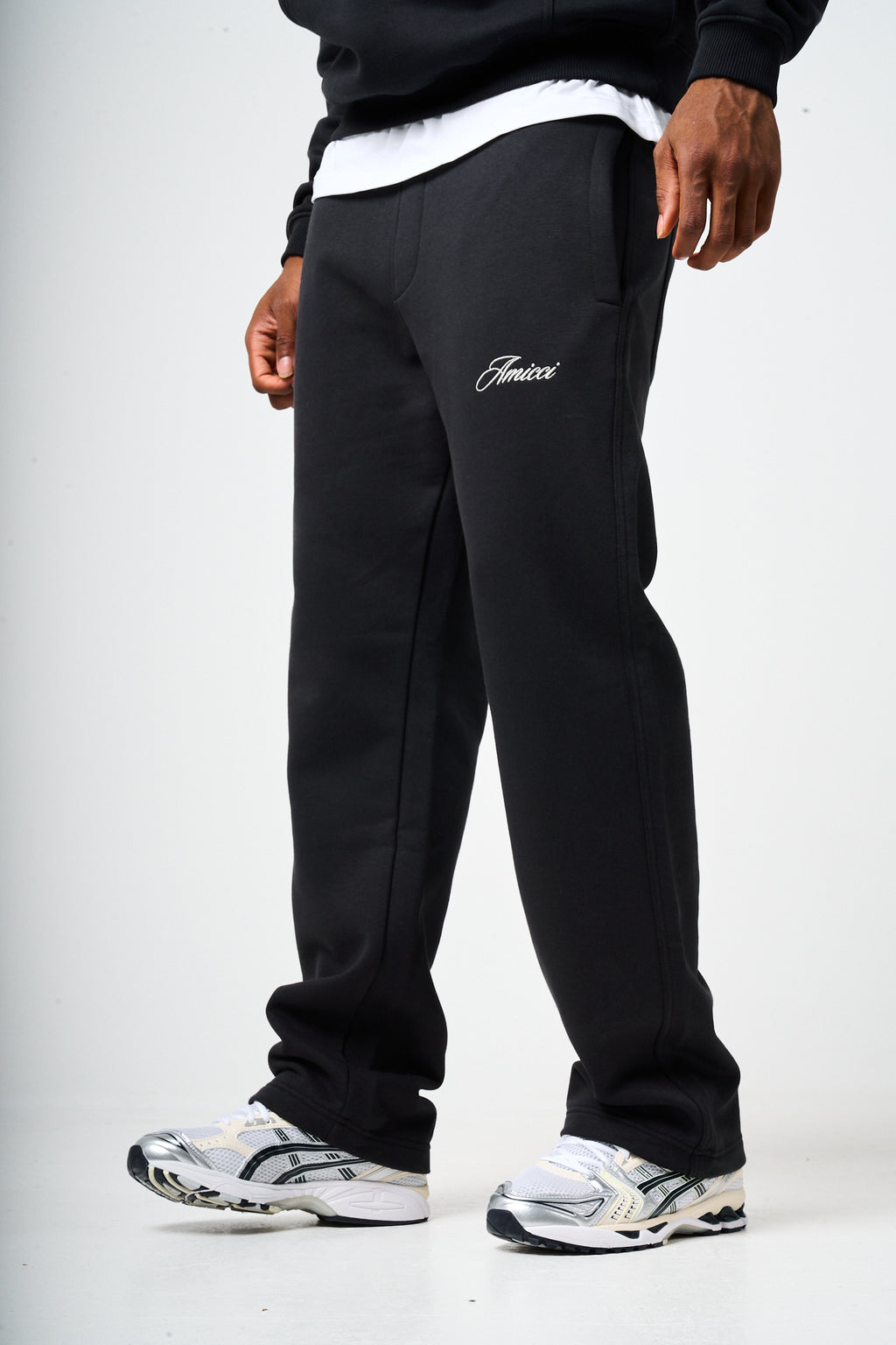 Doakes Black Logo Embroidery Jogger