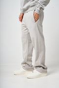 Doakes Light Grey Logo Embroidery Jogger