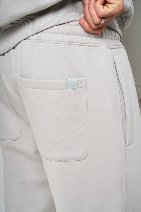 Doakes Light Grey Logo Embroidery Jogger
