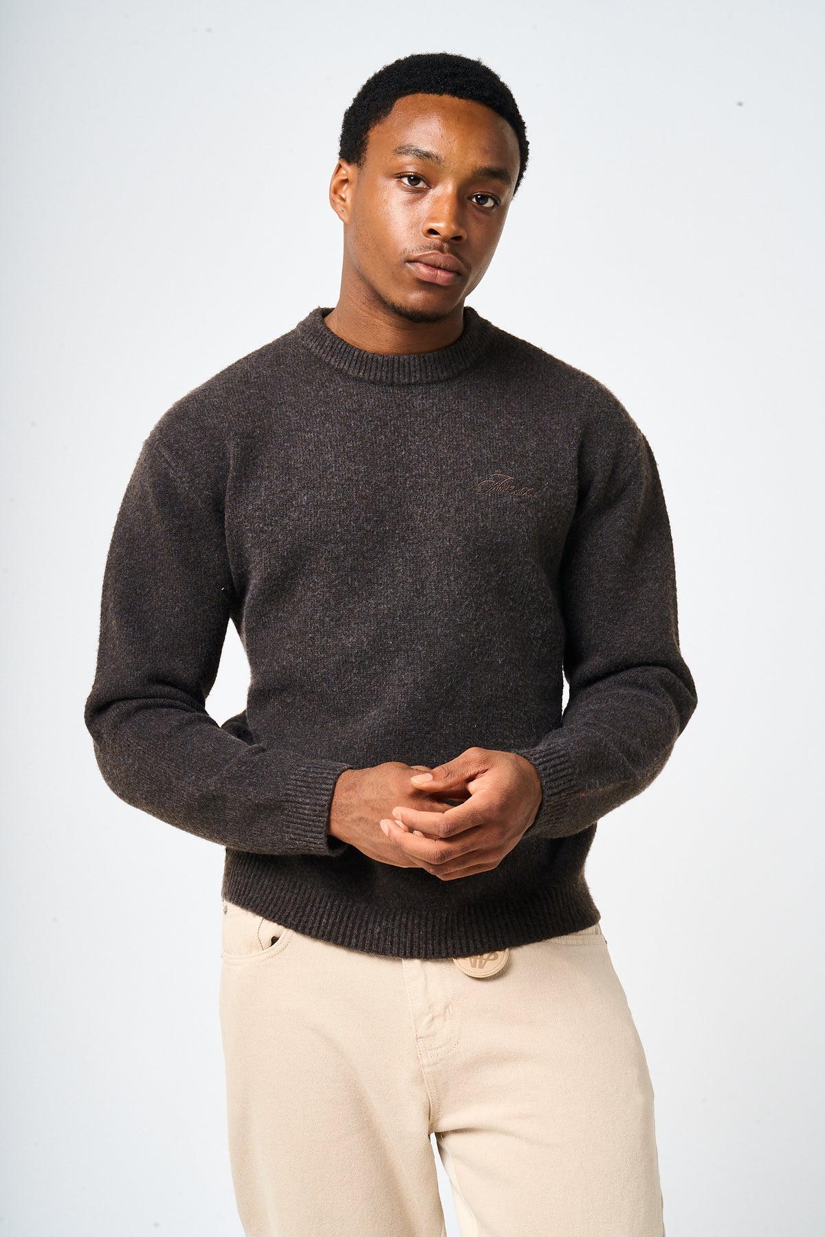 Dexter Brown Knitted Sweatshirt