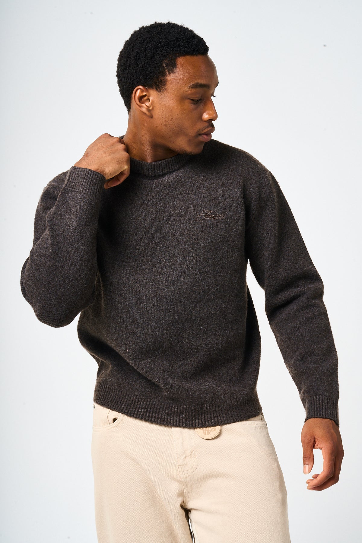 Dexter Brown Knitted Sweatshirt