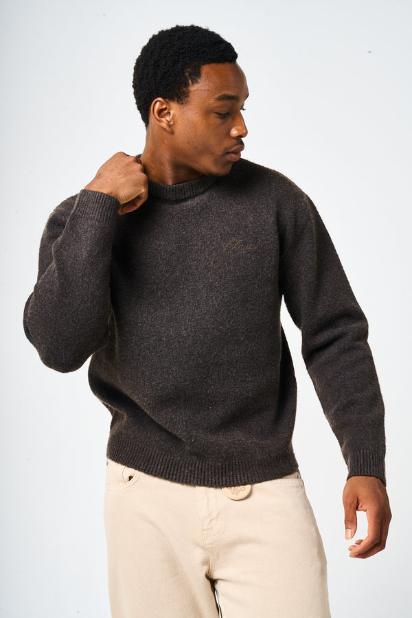 Dexter Brown Knitted Sweatshirt