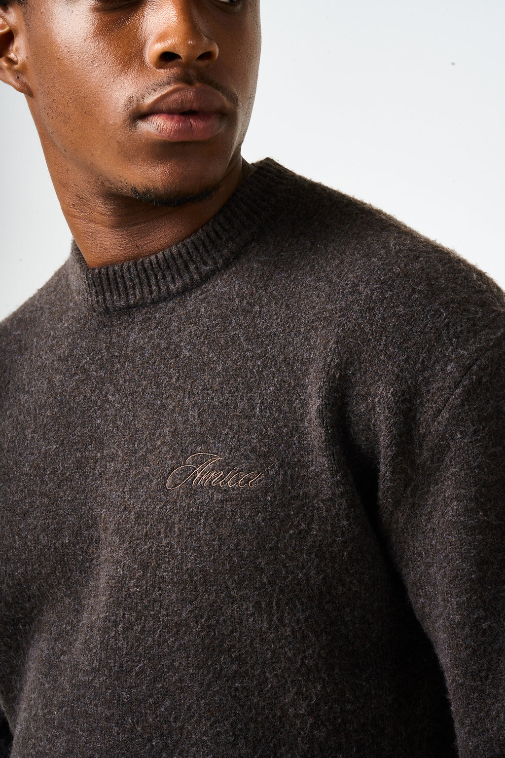Dexter Brown Knitted Sweatshirt