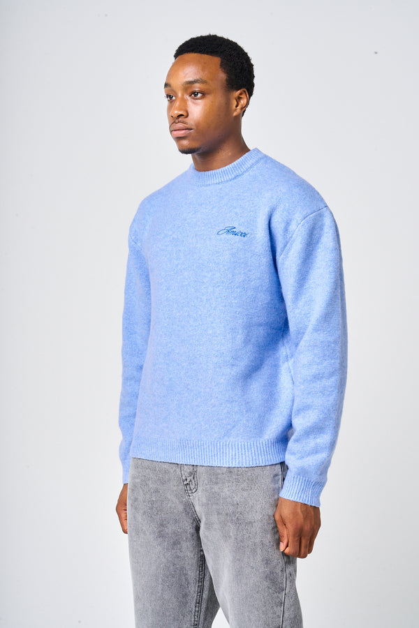 Dexter Blue Knitted Sweatshirt