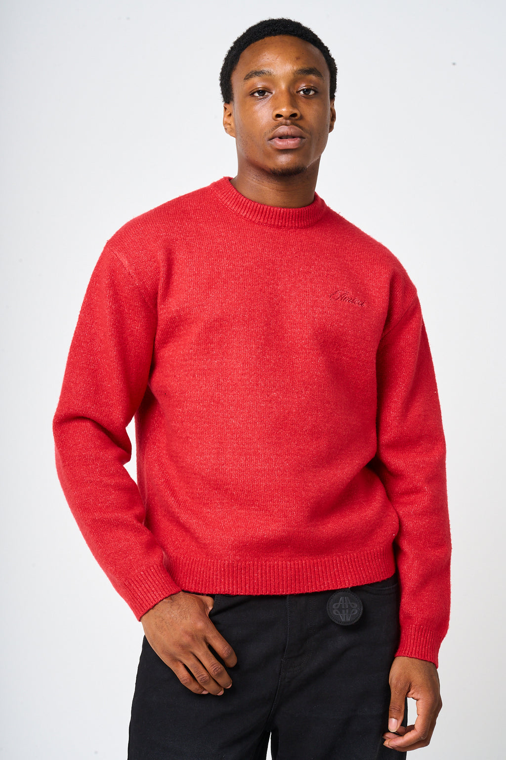 Dexter Red Knitted Sweatshirt