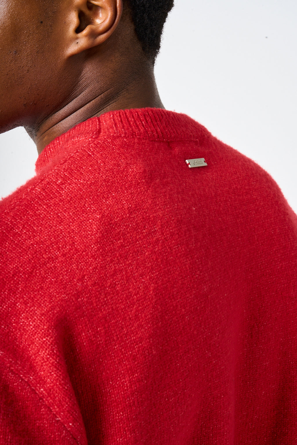 Dexter Red Knitted Sweatshirt
