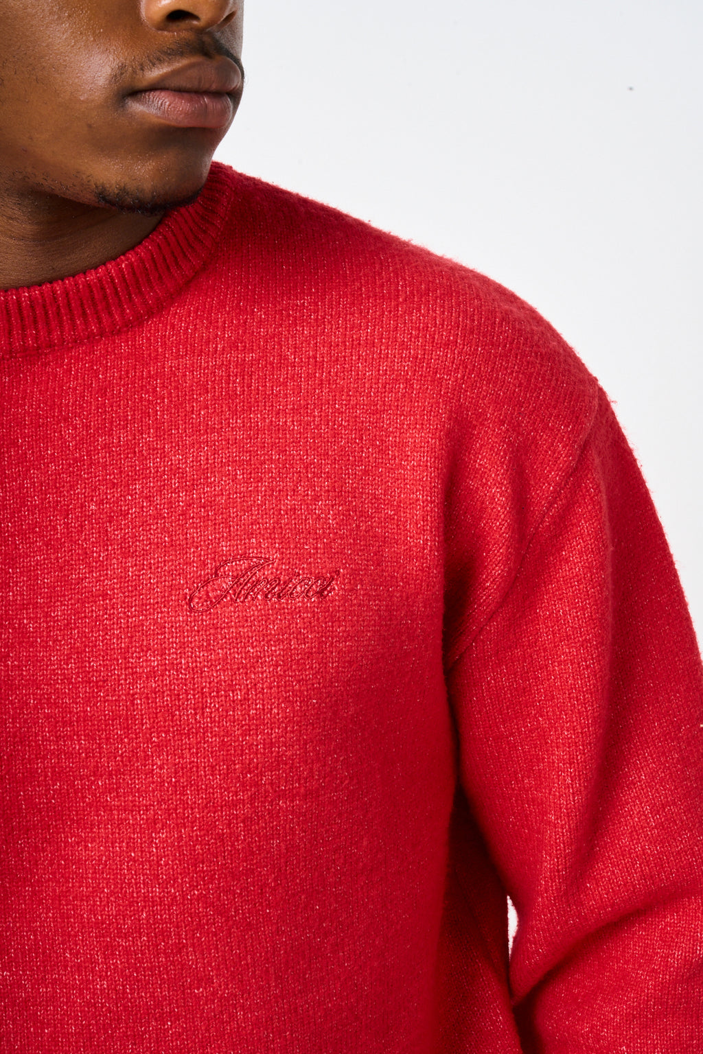 Dexter Red Knitted Sweatshirt