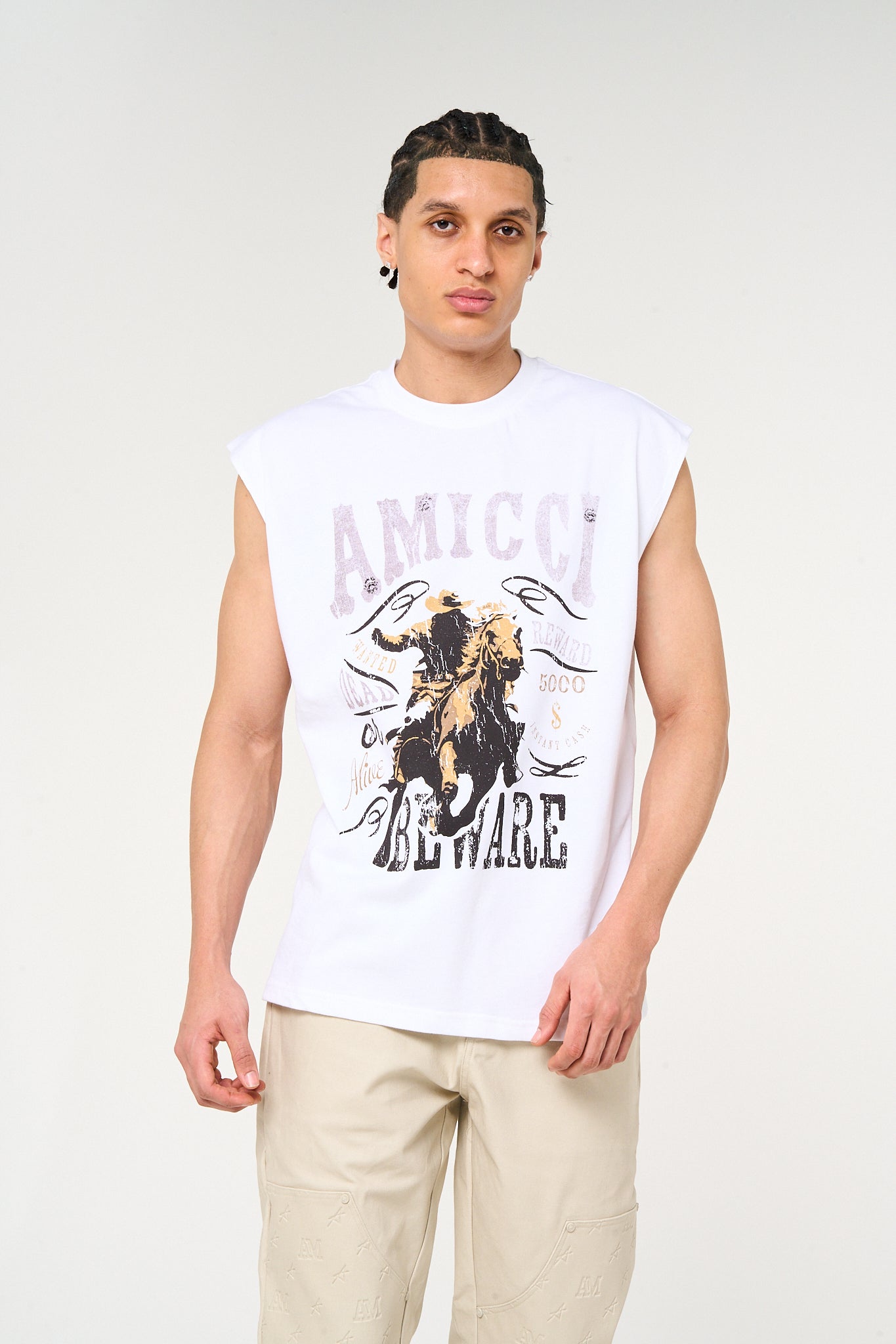 Outlaw Sleevless Graphic T