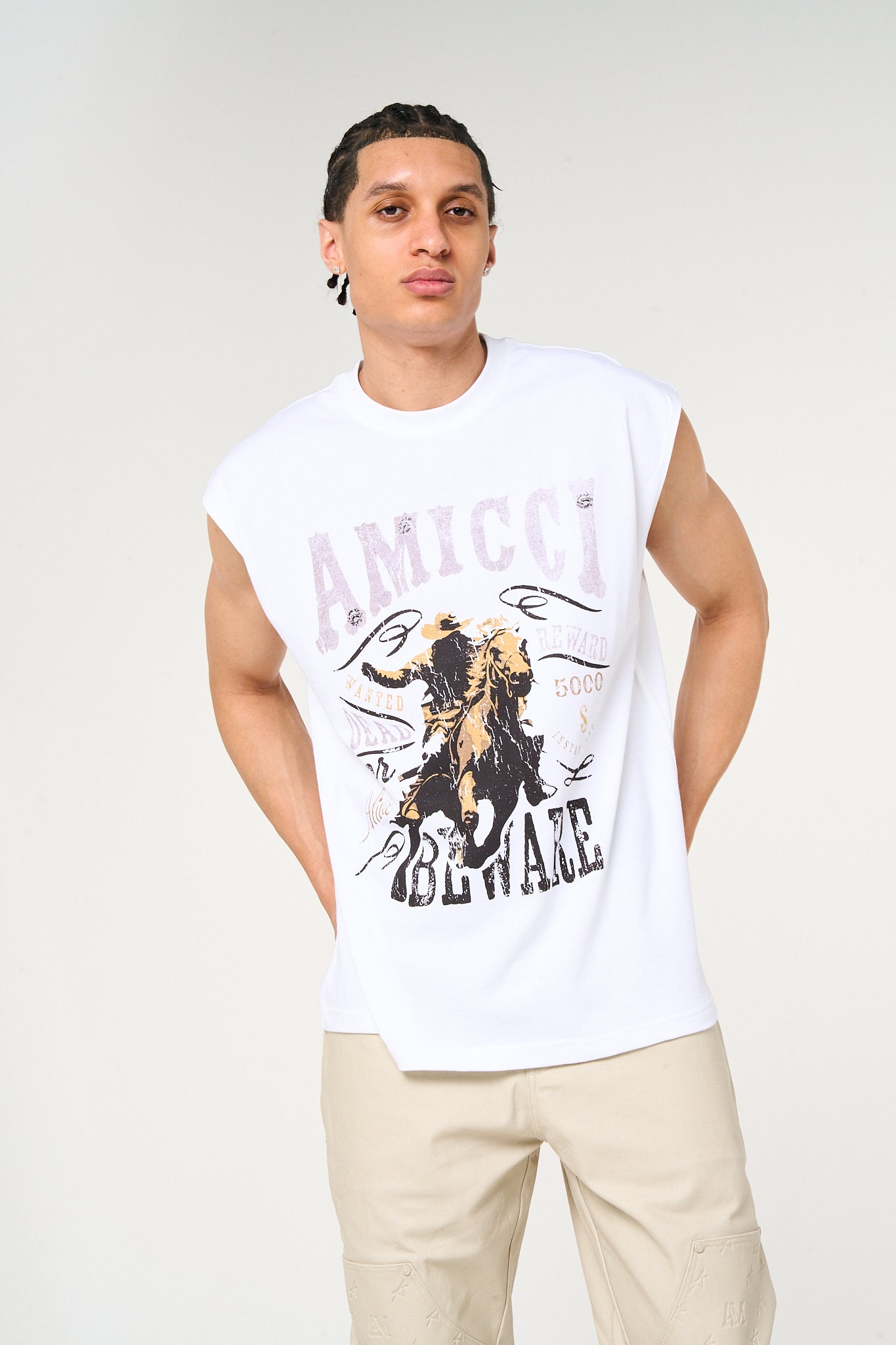 Outlaw Sleevless Graphic T